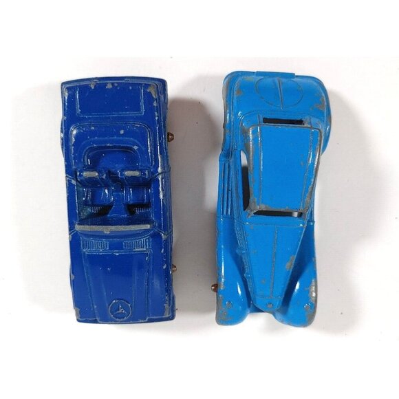 Vintage Tootsie Toy Mercedes Benz 450 SL Blue Convertible & 939 Mercedes - Picture 4 of 6